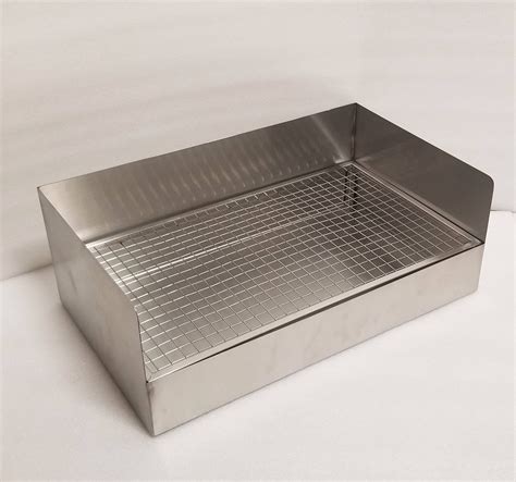 diy stainless steel steamer pan sifting cat litter box|stackable sifting cat litter box.